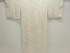 麻の葉模様織出し長襦袢